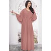 KOH KOH Plus Size Womens Long V-Neck Elegant Batwing Cape