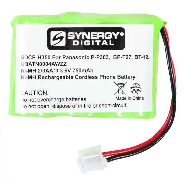 Synergy Digital Cordless Phone Battery, Works with Sharp CL-510 Cordless