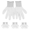 Mobestech 12Pairs PU Coated Gloves Antistatic Nylon Construction Grey Antiskid