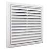 VENTS UK 6 inch - 150 mm Square White Louvered