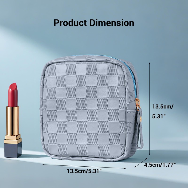 MAGEFY Small Makeup Bag Waterproof Cosmetic Bag Travel Essentials Zipper