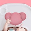 Baby Suction Plate Silicone Thick Edge Skid Resistance Cute Bear