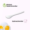 homiez Egg Spoons Plastic White [Pack of 12] – Also