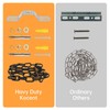 RTNLIT 5" Light Fixture Canopy Kit with 3.2 feet Chandelier