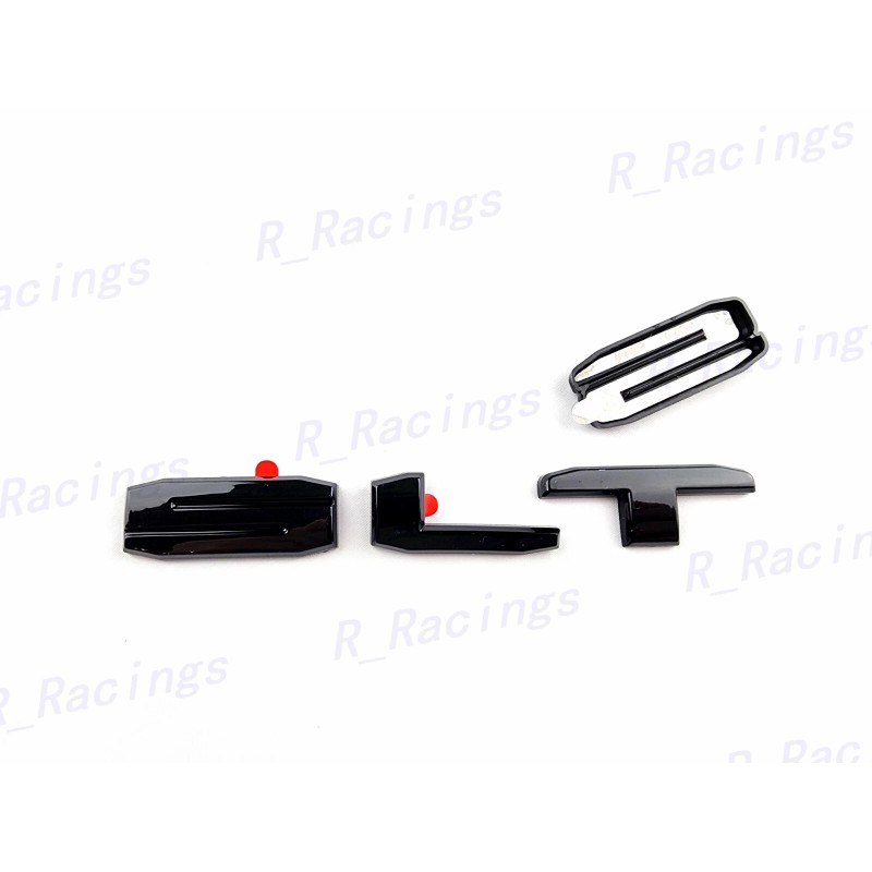 Auto OVERLAY Gloss Black SIERRA HD SLT Emblems Fit 2024+
