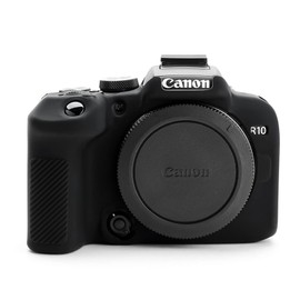 Rieibi EOS R10 - Funda de silicona para cámara digital Canon eos R10 - Funda protectora de silicona para Canon R10 - Negro