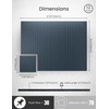 Bumusty Large Cork Board Alternative-47 x35 Felt Bulletin Board, with