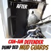 MudBusters Dumpbed Mudguards Protection Panels for 2016-2019 Can-Am Defender