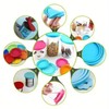 Novique 5 Pack Pet Covers/Dog Cat Lids/Universal BPA Free/Silicone Pet