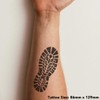 'Boot Print' Temporary Tattoo - Water Resistant, Skin-Safe, Non-Toxic Transfer