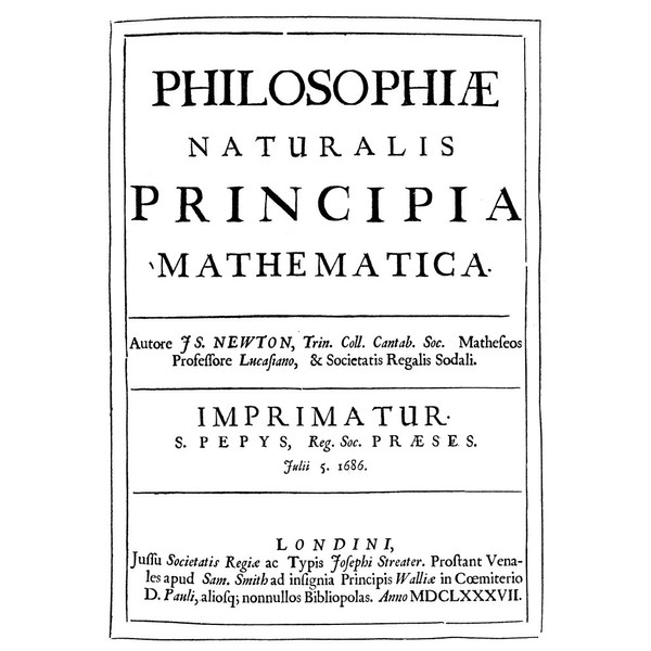 Isaac Newton Title-Page Ntitle-Page (Second State) Of Isaac NewtonS Philosophiae