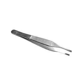 HERGOM Adson Brown Pinza con diente 12 cm. Economico, Acero Pakistani, Instrumenta