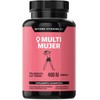 Multivitamínico Mujer Ingredientes Vitaminas Suplemento Vitamina Biotina Alimenticio Cápsulas Azúcar