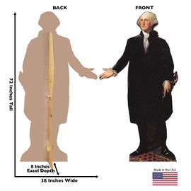 Cardboard People President George Washington Life Size Cardboard Cutout Standup