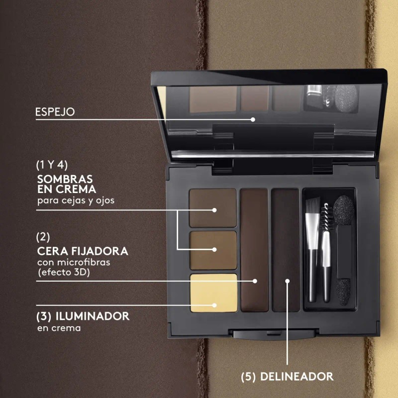 Estuche 4 En 1 Ojos Cejas Perfect Eyes Kit Esika