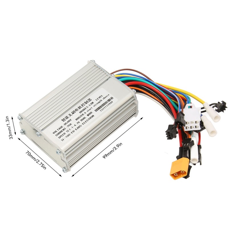 48V 20A Motor Brushless Controller with Display Panel 3 Level