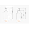 SYBL 3 Pcs Aluminum Water Bottles Fine Mist Spray Bottle