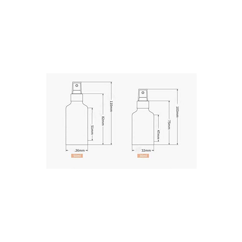 SYBL 3 Pcs Aluminum Water Bottles Fine Mist Spray Bottle