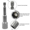 Cjueiom 2pcs 1/4" Quick-Change Hexagon Socket, 10mm Metric Nut Drivers