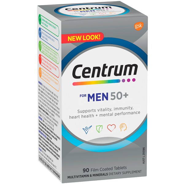 Centrum for Men 50+ Tablets 90