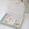Stackers Sage Green Classic Medium Jewellery Box Lid