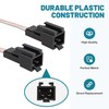NuIth Car Door Speaker Wire Harness Adapter Connector Compatible with