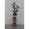 Small Figures & Ornaments Flower girl with Forget-me-not - 11cm