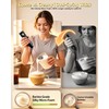 Milk Frother Handheld,Portable Electric Drink Mixer&Wand,Egg Whisk-Black