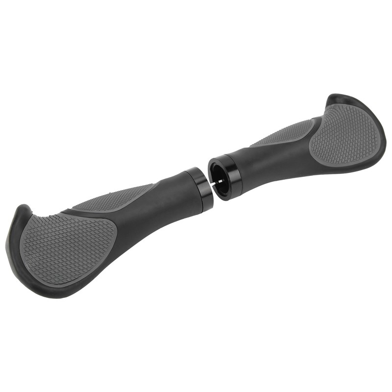 22.2mm Mountain Bike Horn Handlebars Bilateral Locking Rubber Handle Grips