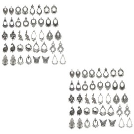 Operitacx 40 Pairs Earrings Womens Vintage Accessories Memorial Necklace Womens Necklace Fashion Necklaces for Women Trendy Vintage Jewelry Accessories for Women Charm Material