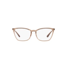 Vogue Eyewear Vo5277 - Marco cuadrado para gafas graduadas para mujer, Top Brown/Crystal/Demo Lens, 53 mm