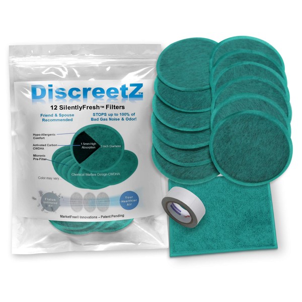 Effective Flatulence Relief Eliminators, End Odor & Noise Up to 100%! Best Gas Relief Charcoal Flatulence Neutralizer, Deodorizer & Silencer. Activated Charcoal Flatulence Pads. Anti-Gag Gift S-12
