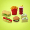 Children Stationery Eraser Eraser Food Food Fast Food Set