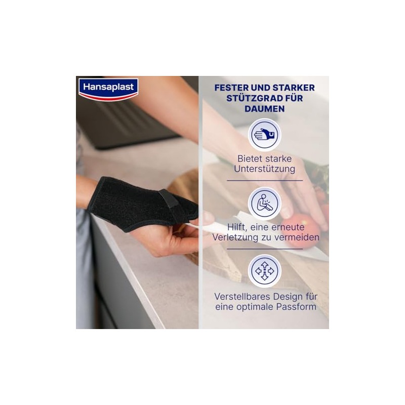 Hansaplast Protective Stabilising Thumb Brace Thumb Splint Supports & Relieves