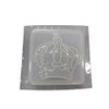 3 1/2 inch Square Crown Plastic Craft Mold use Soap