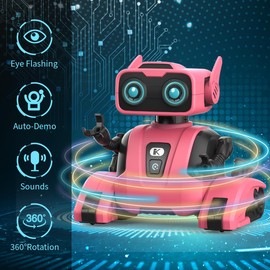 KaeKid Robot Toy for Girls, Interactive Smart Robots for Kids Children, Intelligent Educational Robotic Toys, Idea Gifts for 3 4 5 6 7 8 9 Year Old Boys Girls