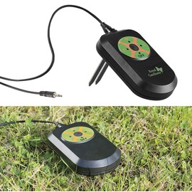 Royal Gardineer Accessories for Electric Water Valve: Soil Moisture Meter and Irrigation Computer BWC-400 (Digital Irrigation Adapter, Water Connection Distributor, Tap)