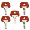 GIONAR Pack of 5 Replacement Ignition Keys 702 for Jungheinrich