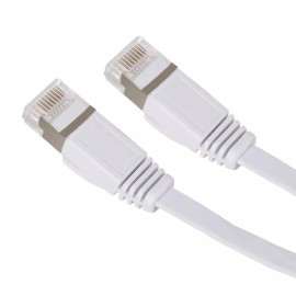 Unbranded/Generic 100FT Category 7 Cat7 Shielded Network Ethernet Patch Cable Cord - White