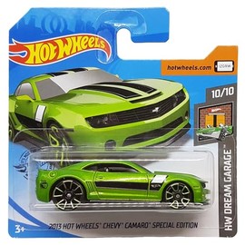 Hot Wheels - 2013 Chevy Camaro Special Edition - HW Dream Garage 10/10 - GHD73 - Short Card - GM - Green Metallic - Mattel 2020