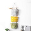 JameStyle26 Storage Bag Organiser for Hanging with 3 Pockets Nursery