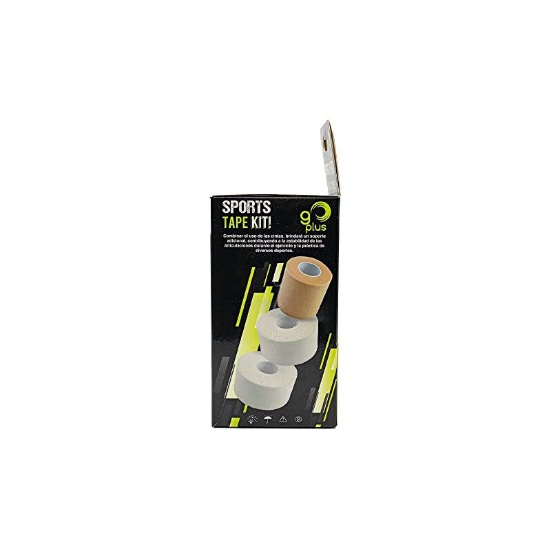 Cinta Adhesiva para Vendaje Deportivo Sports Tape Kit! Go Plus