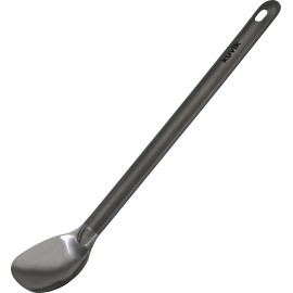Kuvik Titanium Spoon/Spork 2-Pack - Ultralight and Compact for Camping