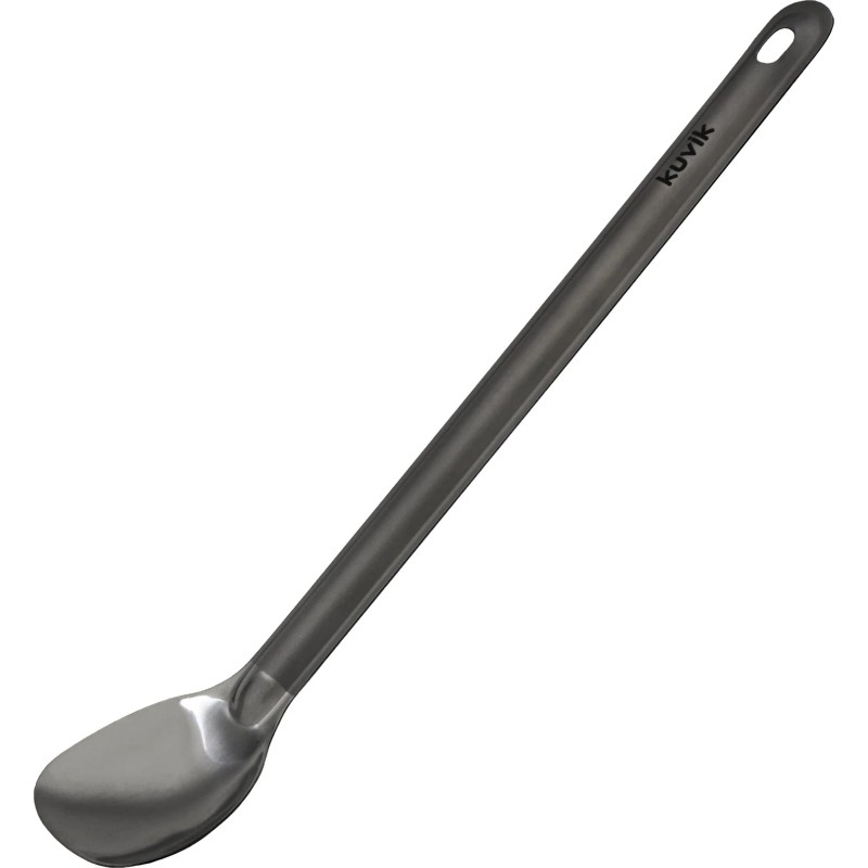 Kuvik Titanium Spoon/Spork 2-Pack - Ultralight and Compact for Camping