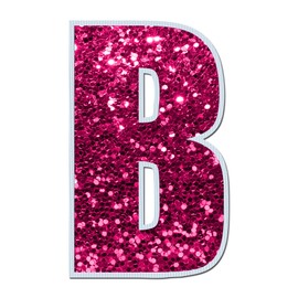 Kidstique | Custom Glitter Letter, Large Flat Cardboard Cut Out Letters, Numbers, Various Rendered Designs, and Color, Custom Decorative Letters & Numbers | Waterproof