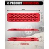 FieryRed Traction Boards Offroad, Recovery Boards with 2 Leashes and