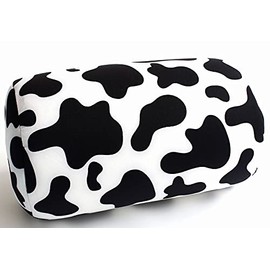 Bookishbunny Microbead Cylinder Bolster Roll Pillow 13" x 7" (Cow)