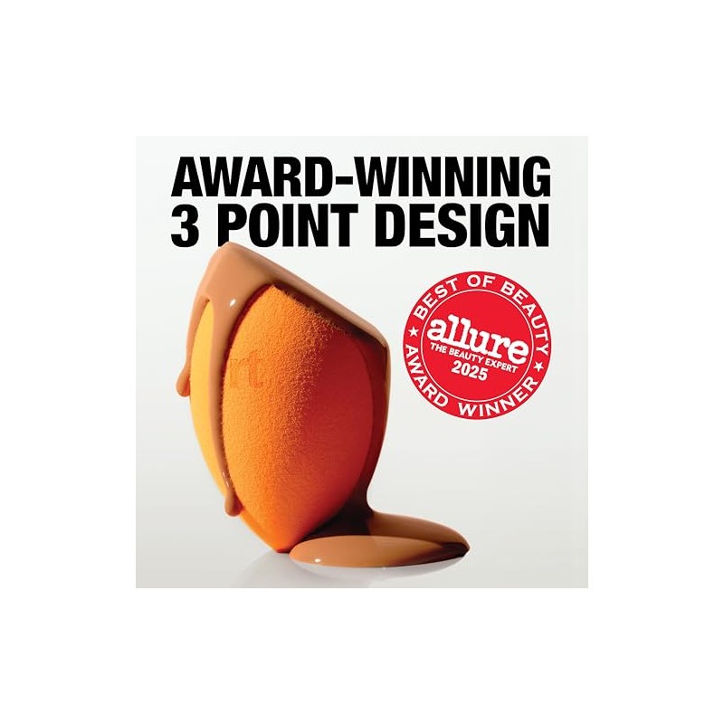 Real Techniques, Esponja Miracle Complexion, Esponja de Maquillaje Multifuncional 3