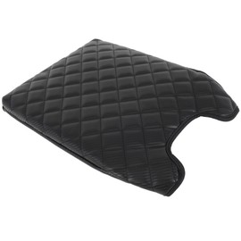 SCITOO Auto Black Leather Front Door Armrest Skin Cover Replacement fit for 2015-2020 for Ford for F150 Center Console Lid Armrest Cover Skin