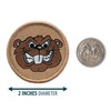 Angry Beaver Patrol Patch - 2" Diameter Round Embroidered Patch